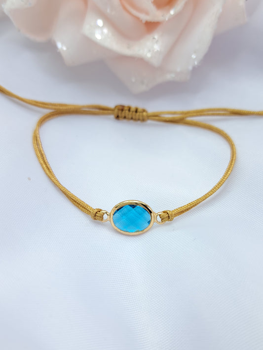 Armband Handmade Crystal-Blue